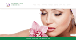 Desktop Screenshot of mdlaserskin.com